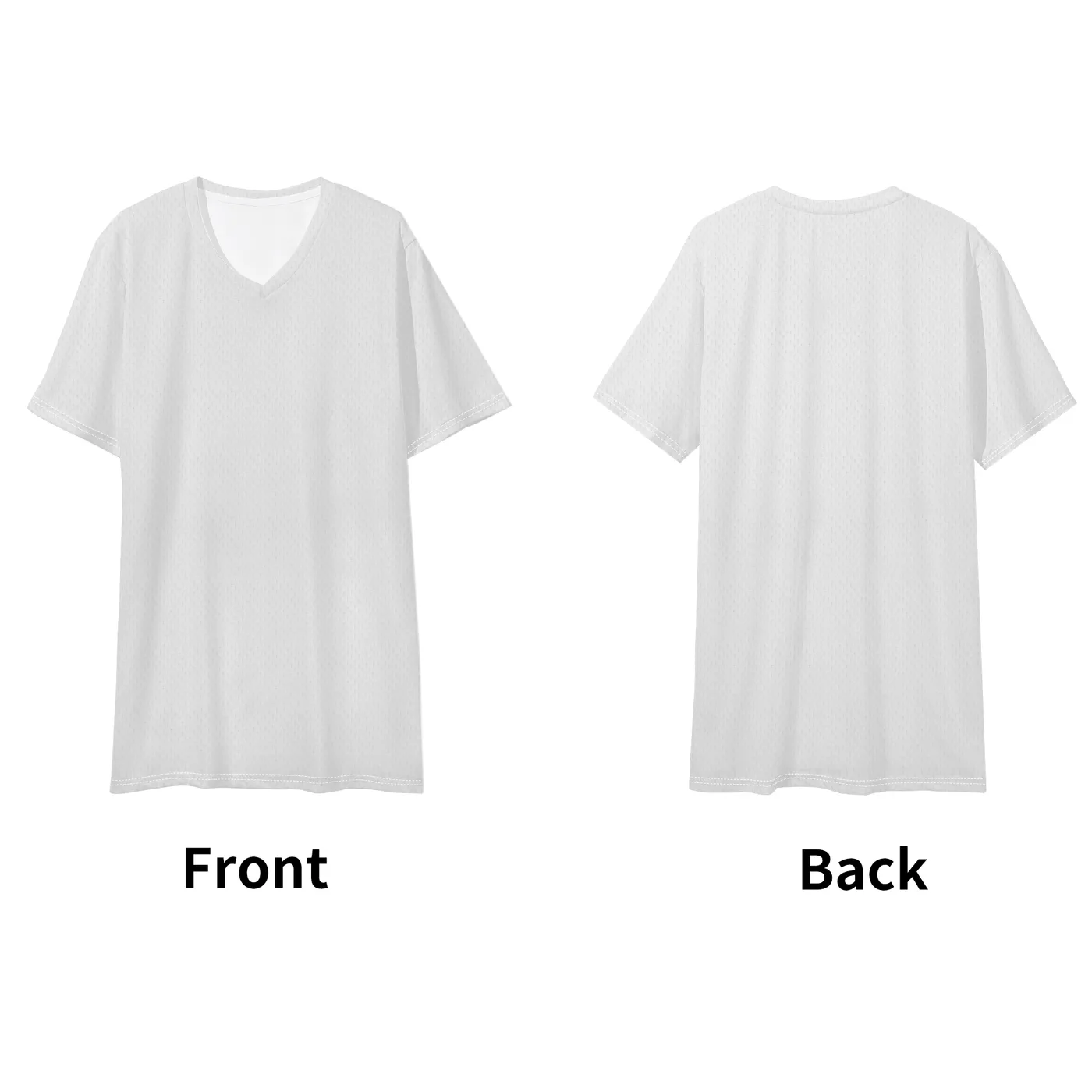V-neck jersey